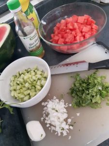 Watermelon Salad Ingredients